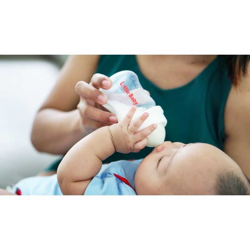 Little Baby botol susu wide neck 140ml isi 2