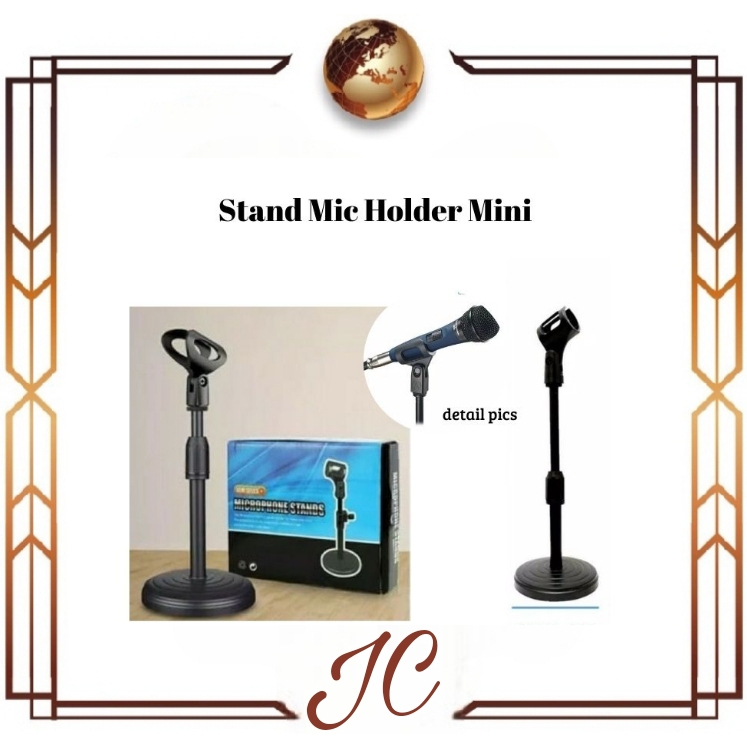 (JC) stand mic meja microphone karaoke//stand holder mic L7// holder stand hd 26