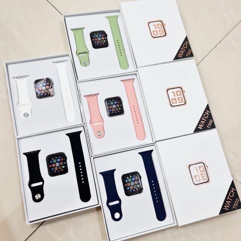 JAM TANGAN Smartwatch Pria Dan Wanita T55 2 Strap + Free Strap Kanvas