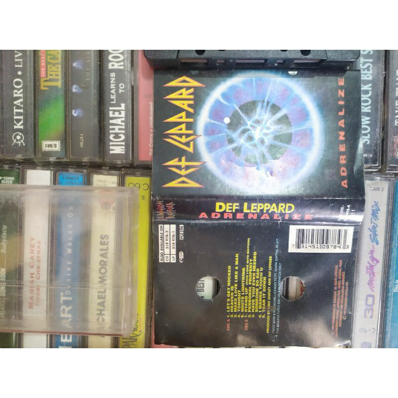 Kaset pita def leppard adrenalize