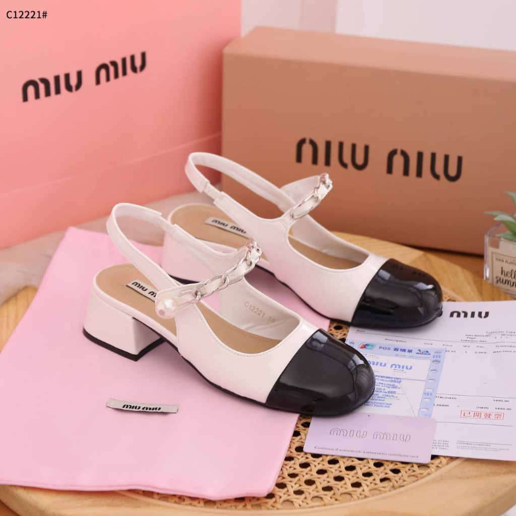 MM Leather SlingBack Women Pumps C12221