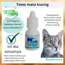 Obat Tetes Mata Kucing EYE DROPS Obat Sakit Mata Kucing Belekan Iritasi Infeksi Berair