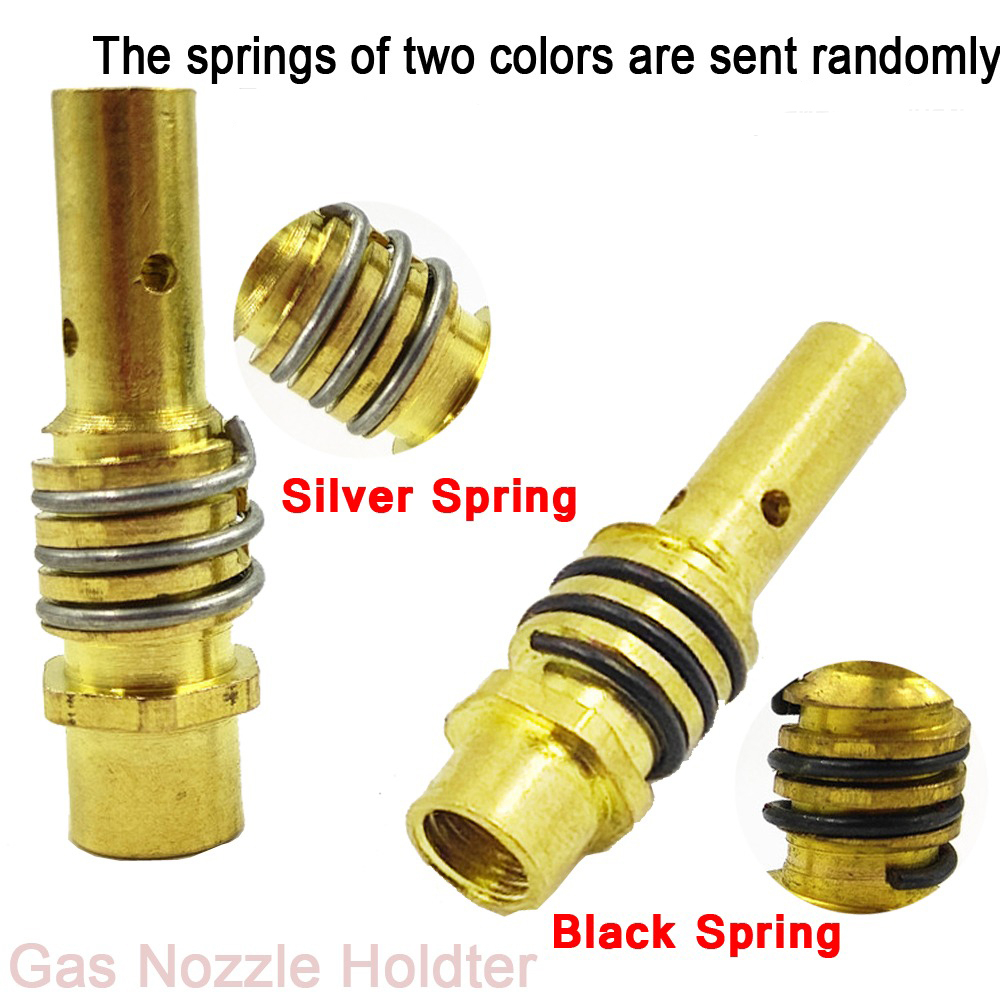 Nozzle Obor Las Welding Torch Tip Holder 15AK MIG 0.8mm 14PCS - MB15 - Golden