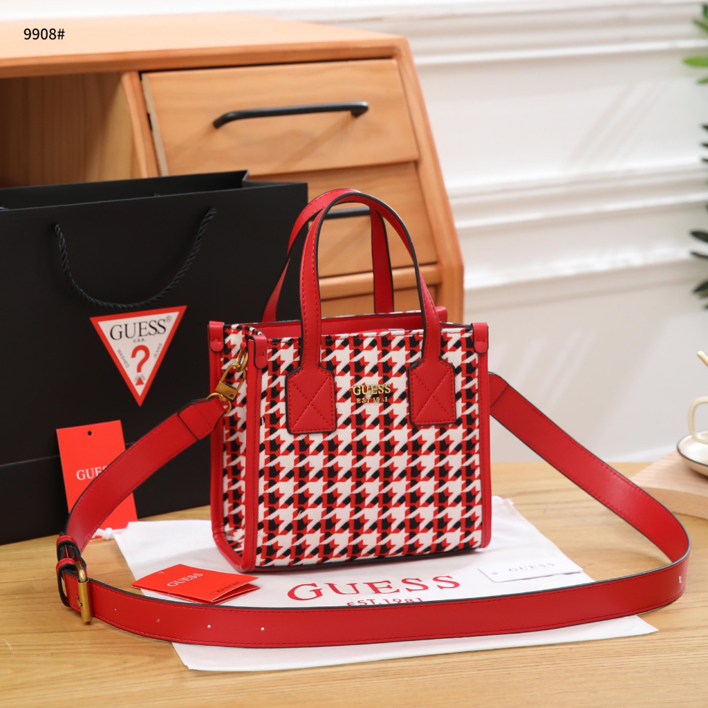 GS 9908 Canvas Silvana Tweed Mini Tote Bag