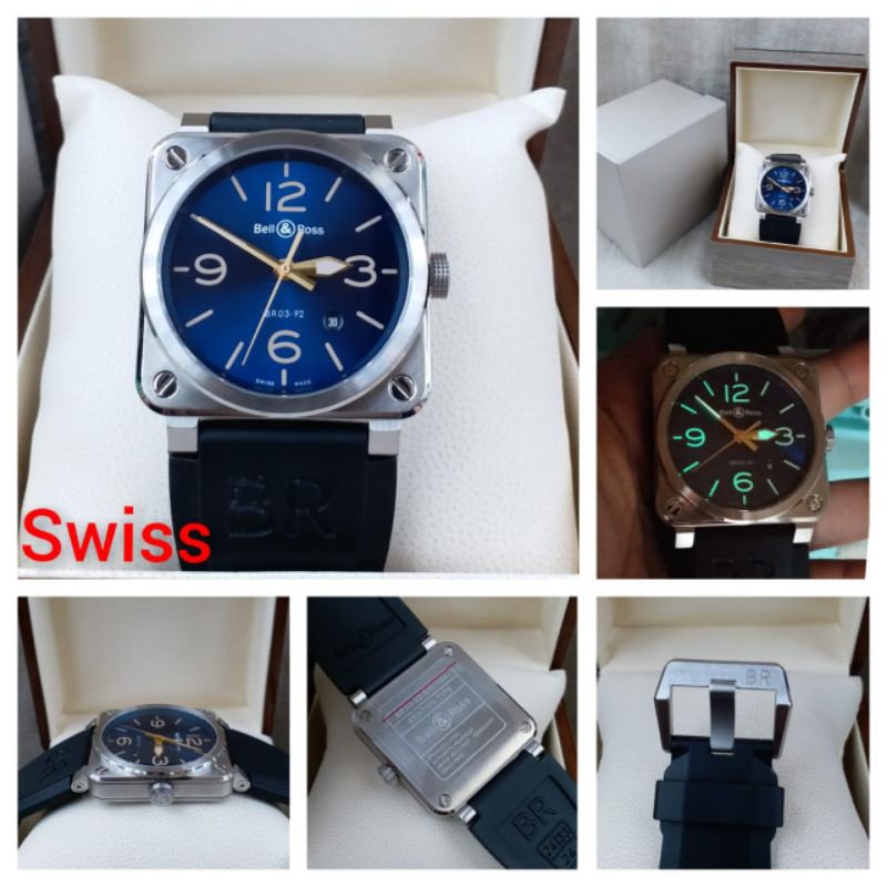 JAM TANGAN PRIA AUTOMATIC BR03-92 / BELLROSS / BELL ROSS BR 03 SWISS