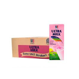 

1 Dus Ultra Milk Strawberry 250ml isi 24 pcs