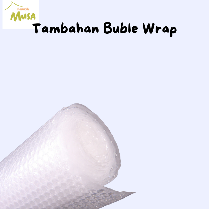 

Buble Wrap Tambahan untuk Paket lebih aman sampai tujuan