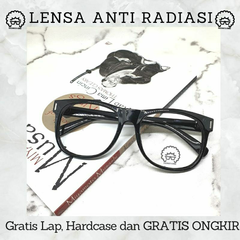 Frame Kacamata Pria Anti Radiasi Photocromic Minus Kecamata Cowok Fotocromic Potocromic Bluecromic