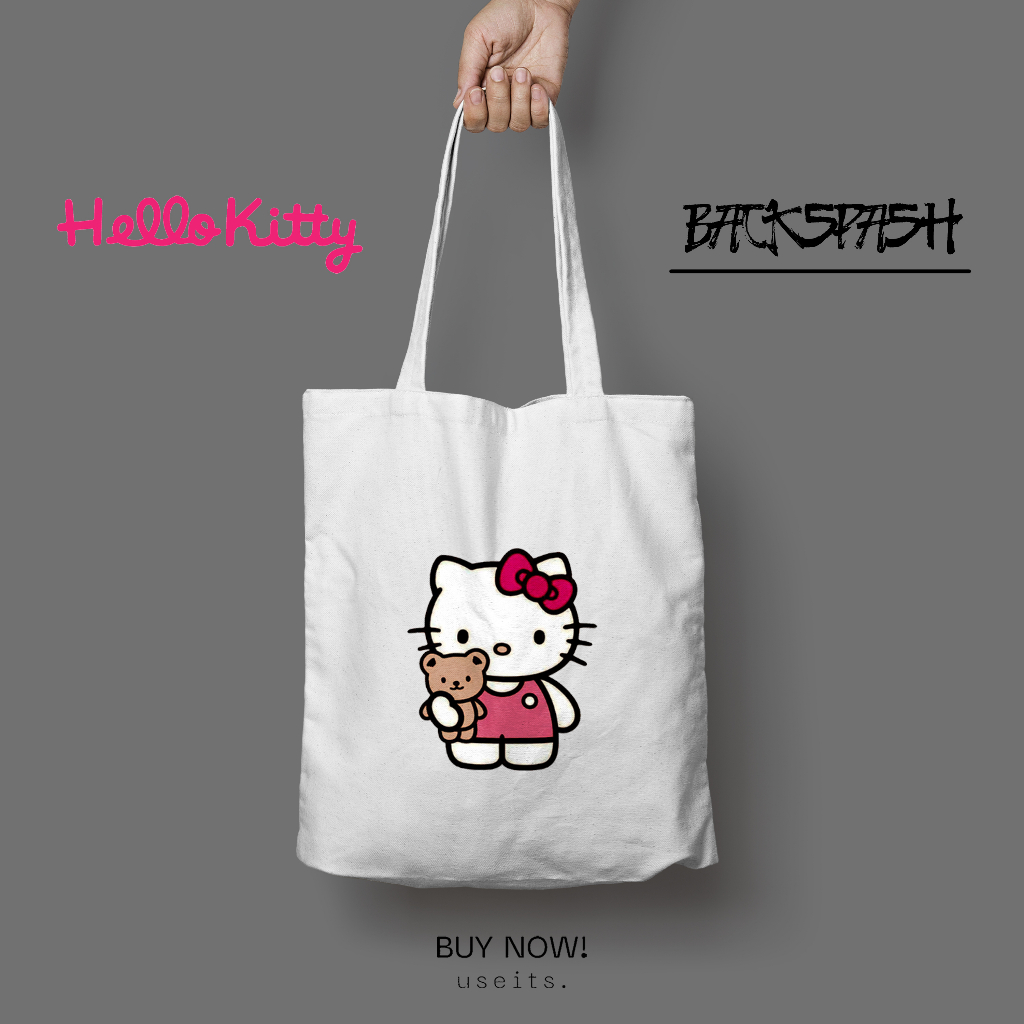 Totebag Tas Hello Kitty Pria Wanita - HELLO KITTY