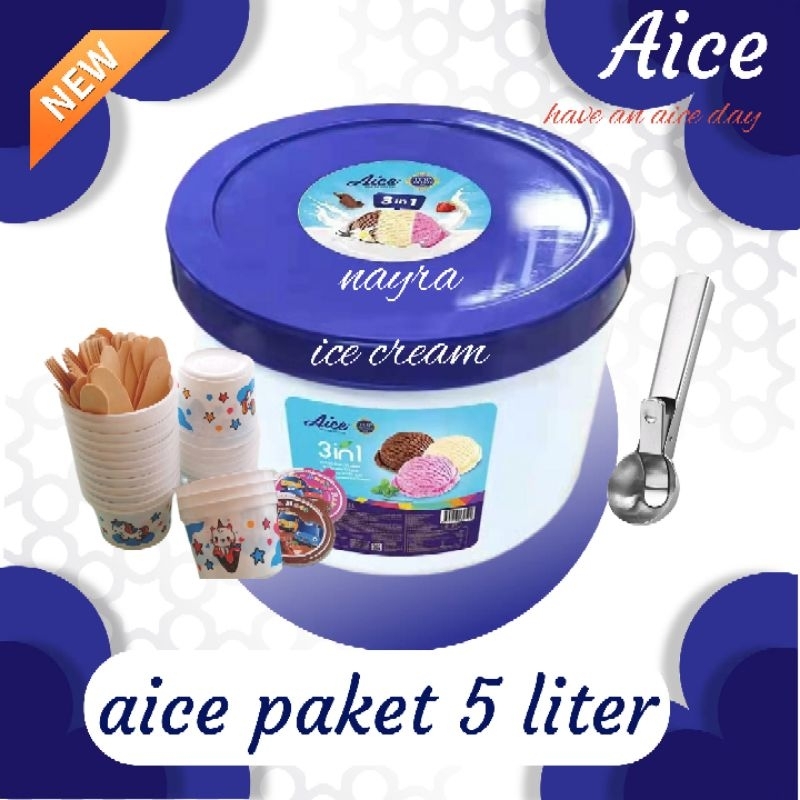 

Aice ice cream paket 5 liter
