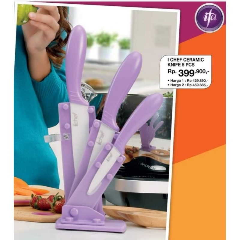 PISAU CERAMIC SET ICHEF IFA COOKWARE.