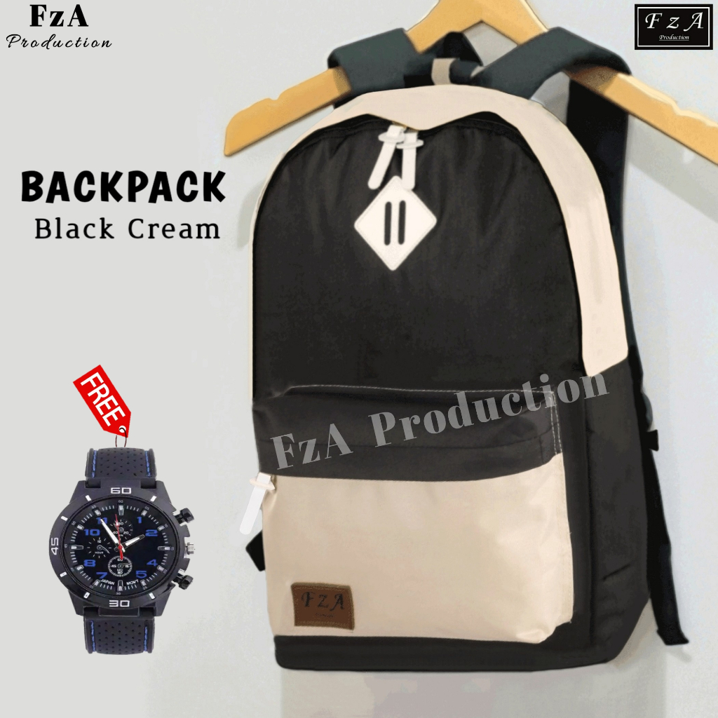 FzA Official - Tas Ransel Gendong Laptop Distro Sekolah Kuliah Pria Wanita Backpack Original Tas Punggung Laptop - BCSPT