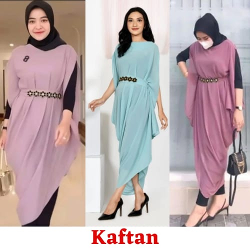Outer Kaftan Rinjani Isyana Atasan Wanita Muslim Kondangan Lebaran
