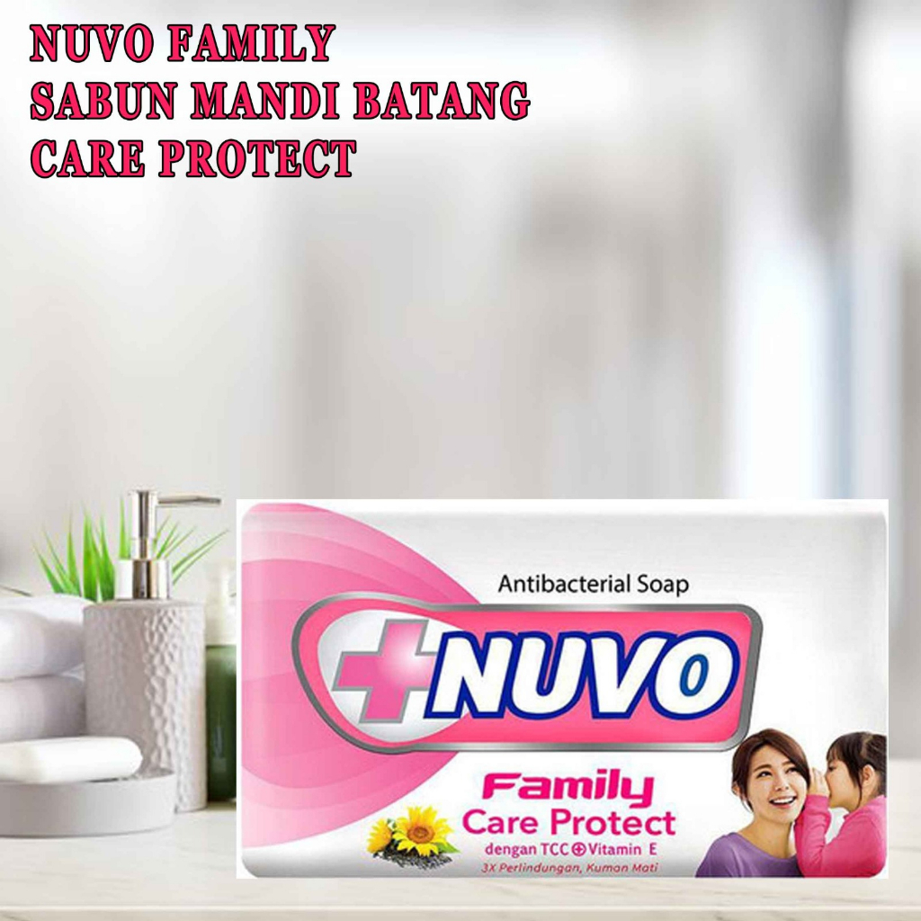 Nuvo Family Care Protect  / Sabun Mandi Nuvo Batang / 76g