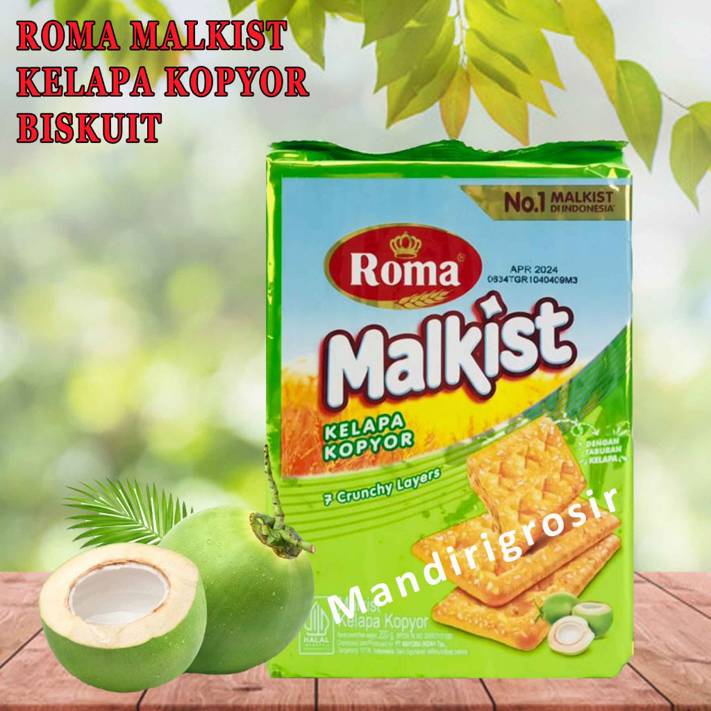 MALKIST *ROMA * KELAPA KOPYOR * 200g