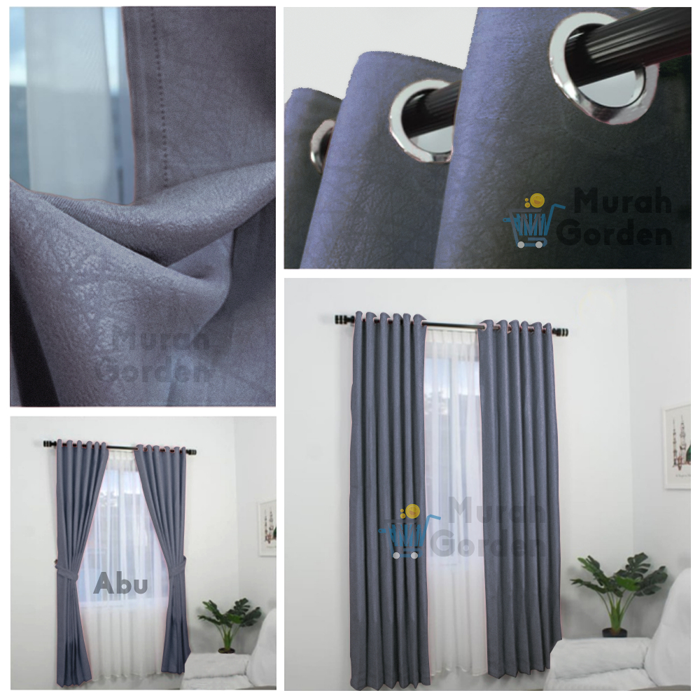 Gorden Polos Blackout doff  Benneta minimalis  jendela pintu hordeng gordyn import