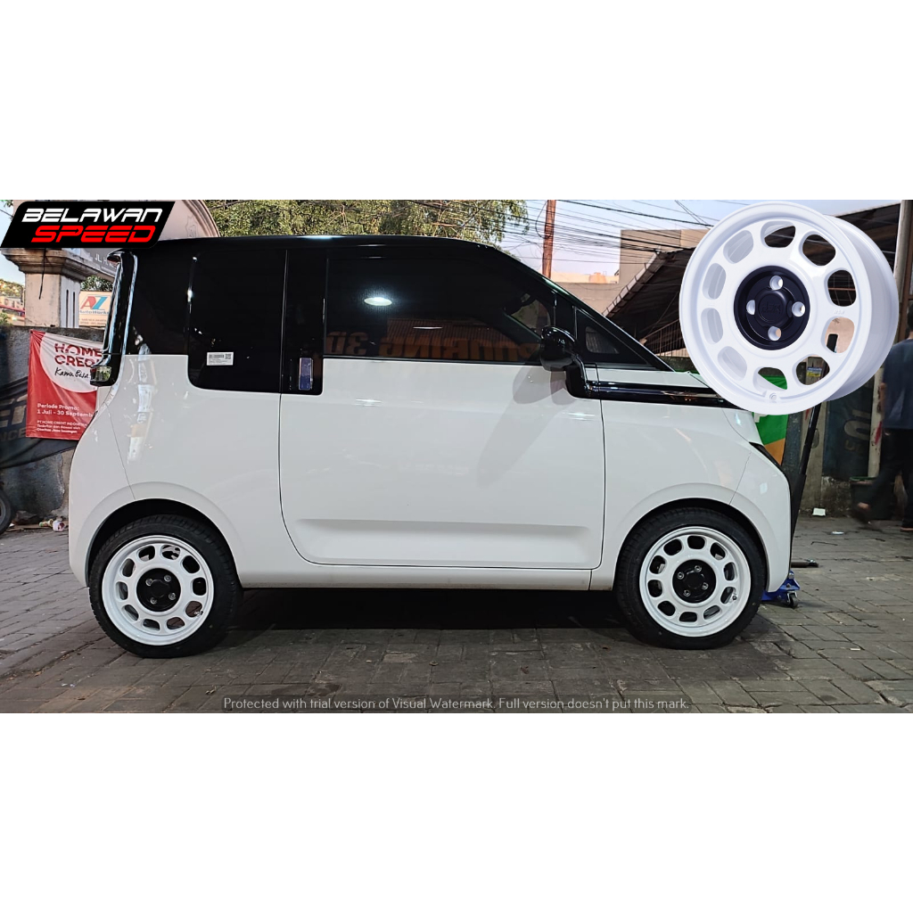PAKET VELG PLUS BAN PALING MURAH UNTUK WULING AIR EV RING 15 HSR KLG BAN ACCELERA