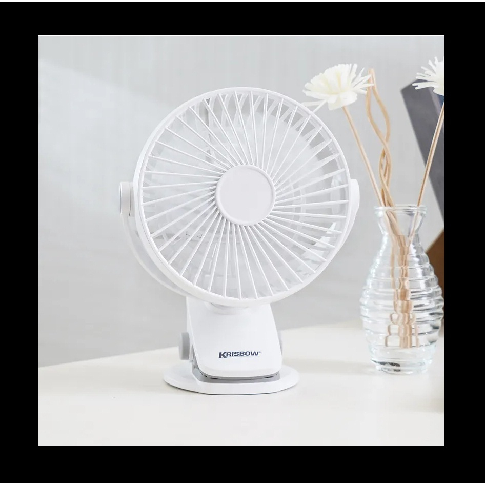KRISBOW KIPAS ANGIN EMERGENCY TANPA LAMPU LED KIPAS ANGIN MATI LAMPU