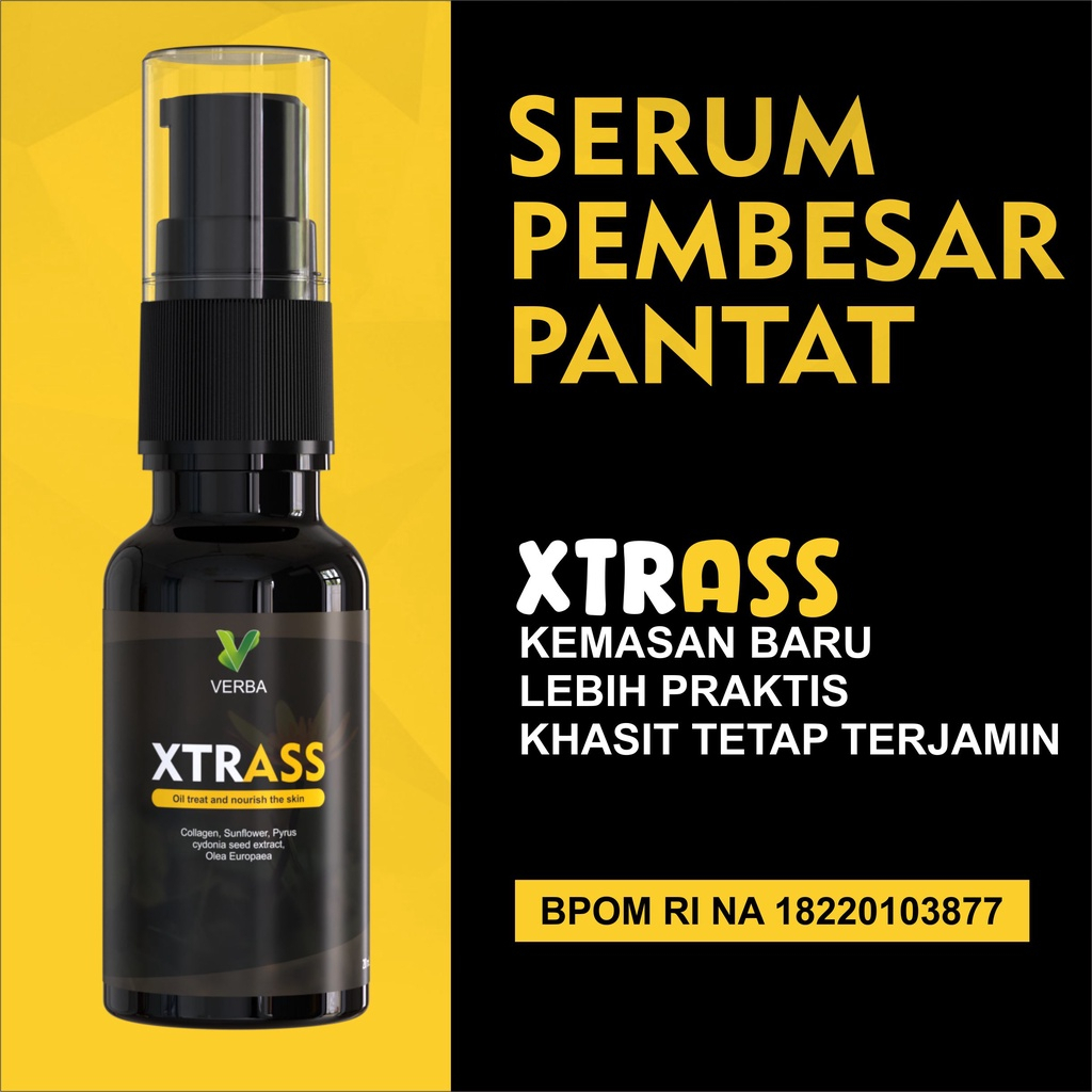 Obat Pemontok Dan Pembesar Pantat/Bokong Wanita Original Permanen-XTRASS ORIGINAL BPOM