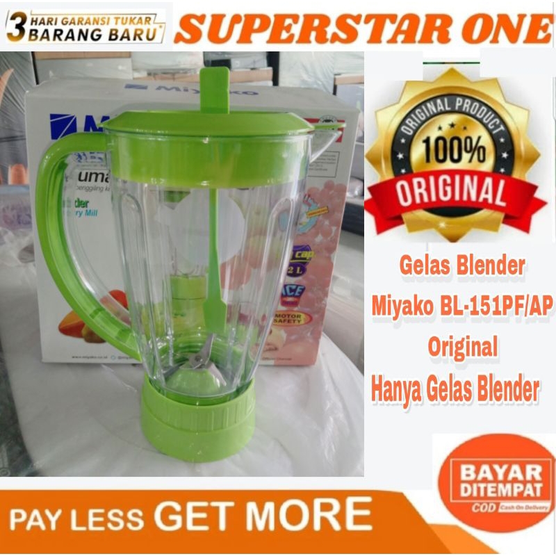 Gelas Blender Miyako BL-151PF/AP Miyako Gelas Blender BL151 PF/AP
