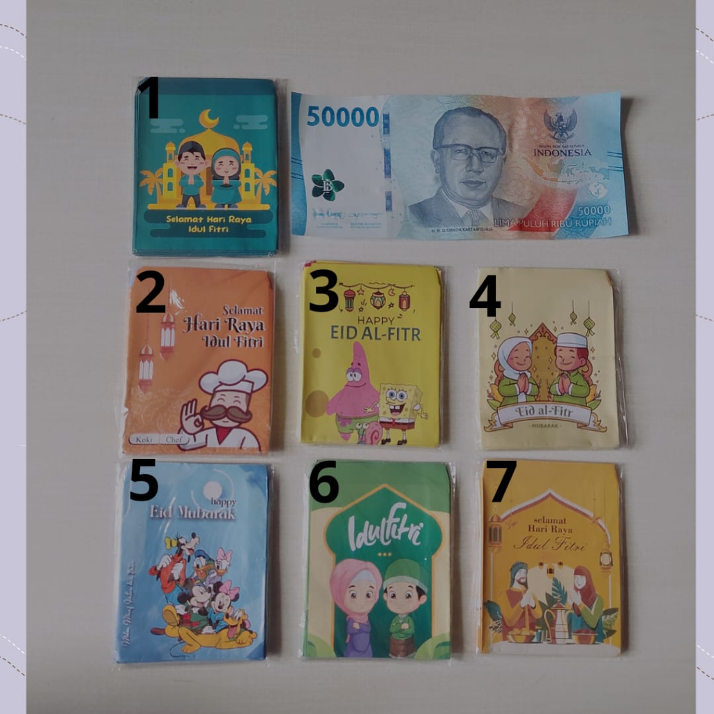 

AMPLOP LEBARAN MINI 1 pack isi 10 pcs