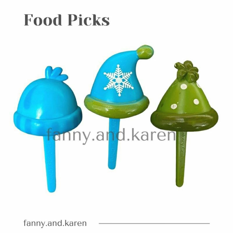 USA Food Pick 2009 - Winter Hat (Tusuk Bento Topi Salju)