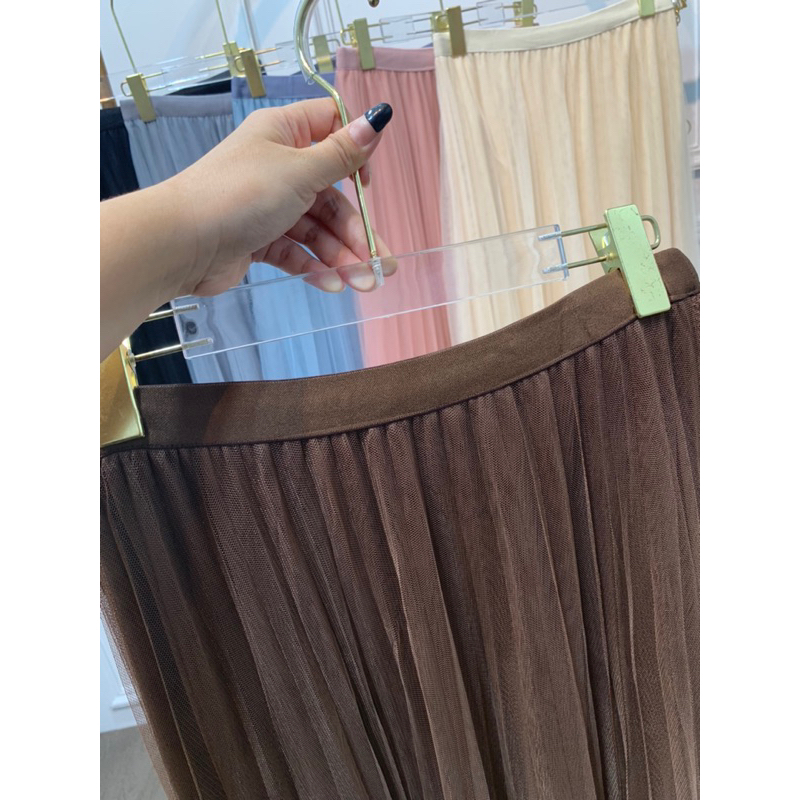 FW R626 Rok Tutu Plisket Panjang Premium Import