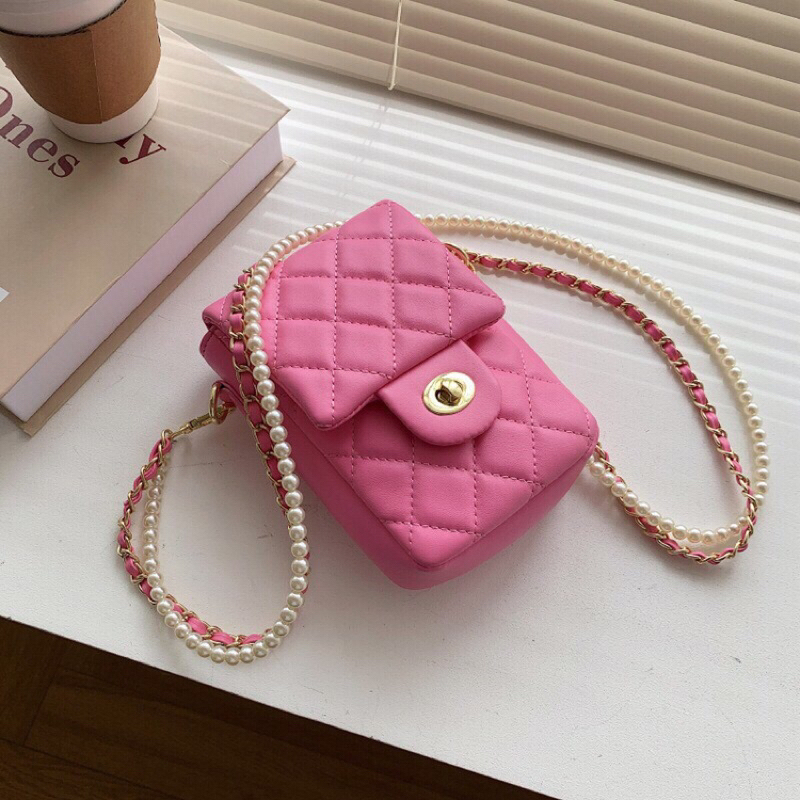 Slingphone Mini | Tas Hp Wanita Fuschia | Tas Wanita Murah Mutiara