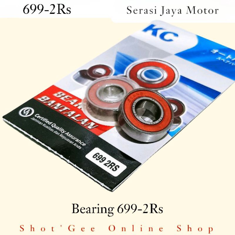 KC BEARING LAHAR 699 2RS