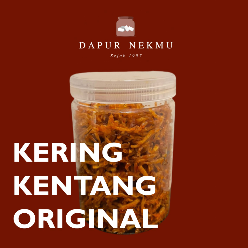 

Kering Kentang Original Nekmu (Toples 800ml) - Keripik Kentang Mustofa