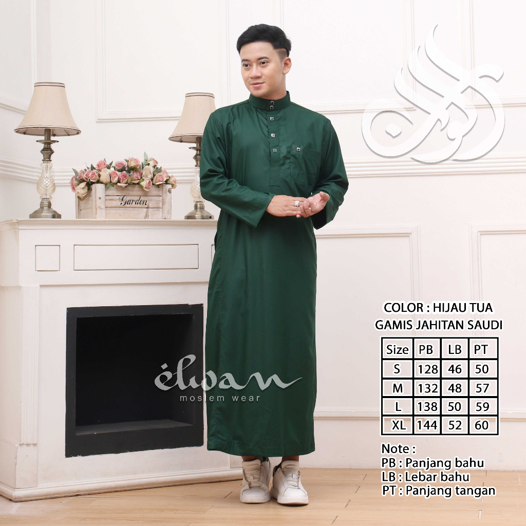 GAMIS STYLE SAUDI KANCING METAL