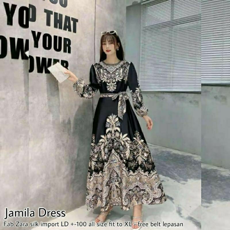 jamila dress baju gamis terbaru