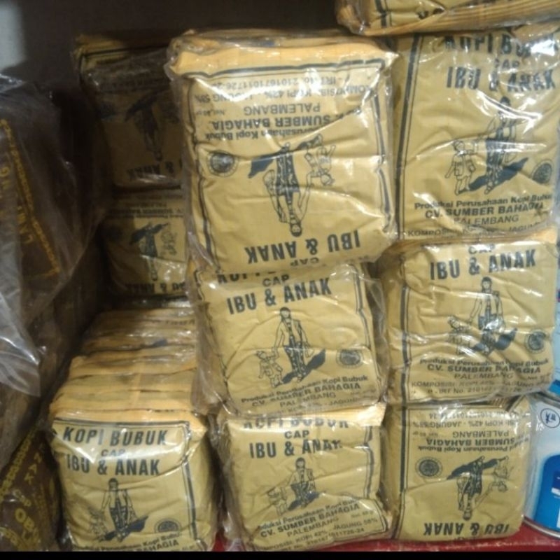 

Kopi IBU ANAK per pak isi 10 X 60 gr kopi cap ibu dan anak