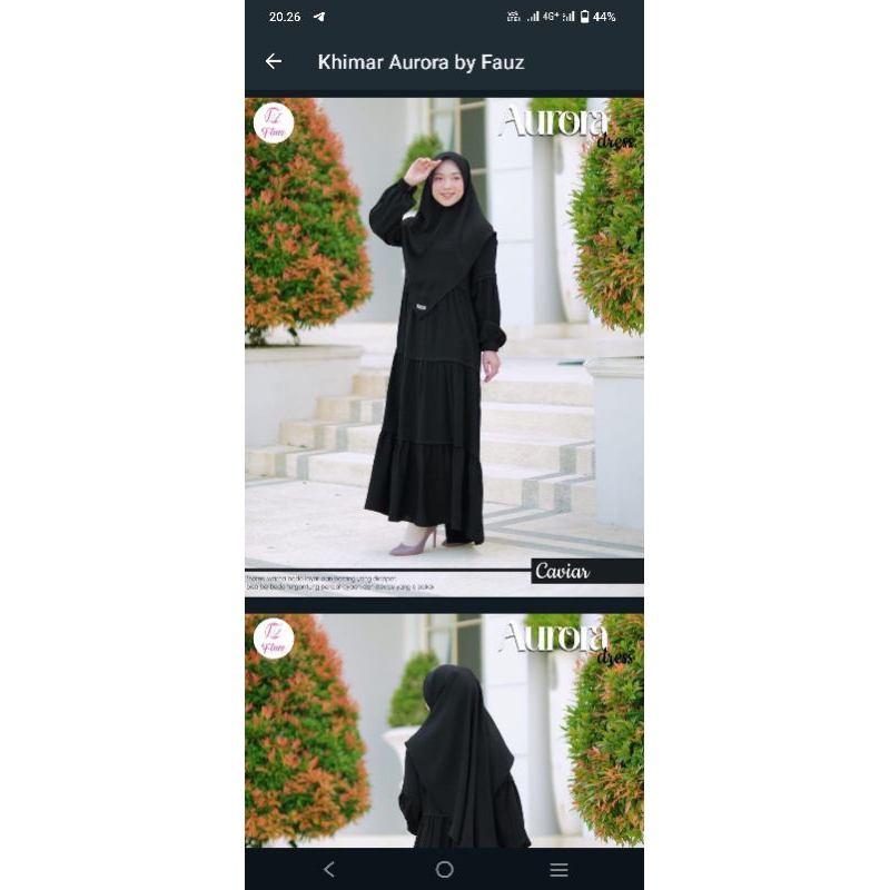 Khimar Aurora Fauz Hijab