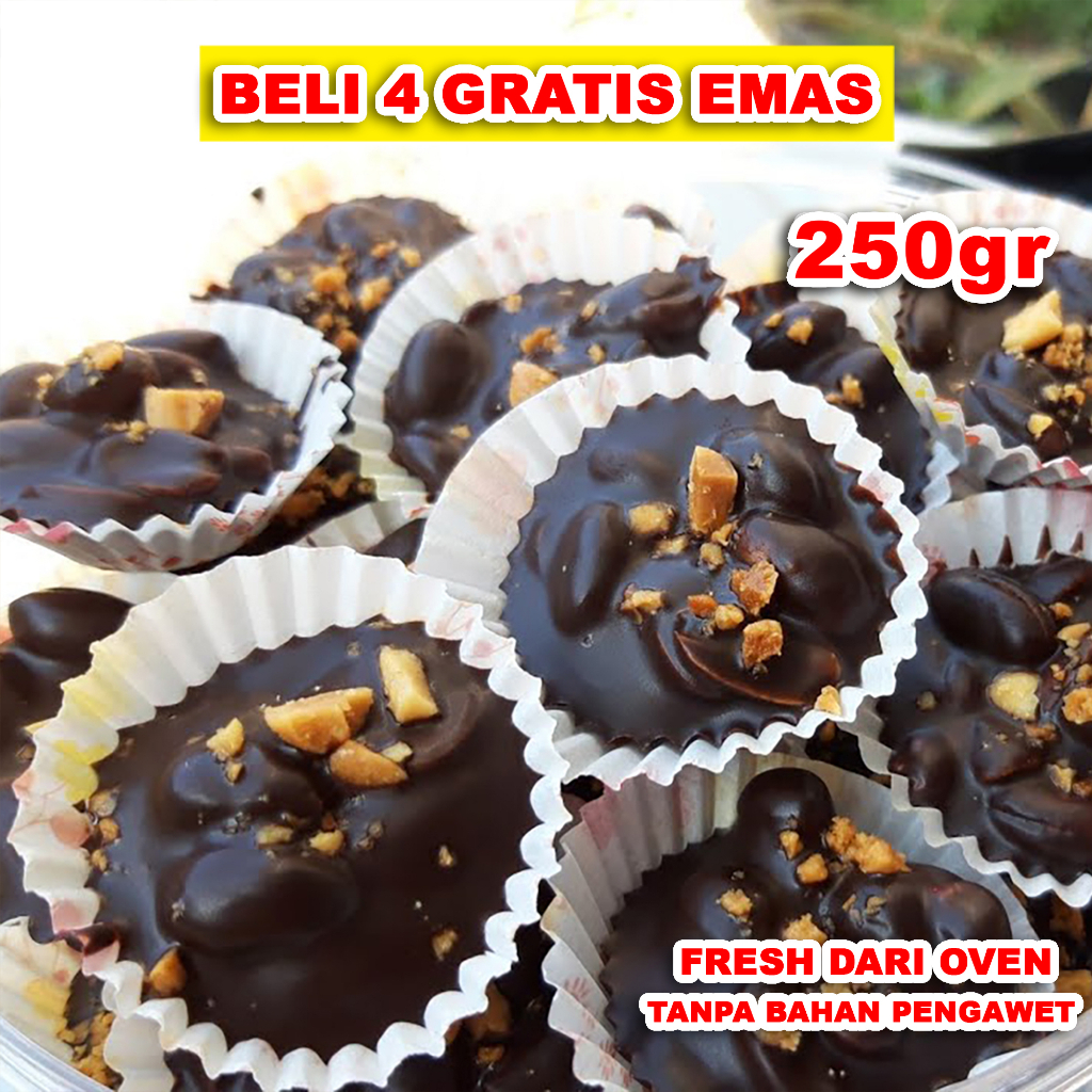 

kacang coklat premium 250g kue lebaran (HOMEMADE) isi 21 cup