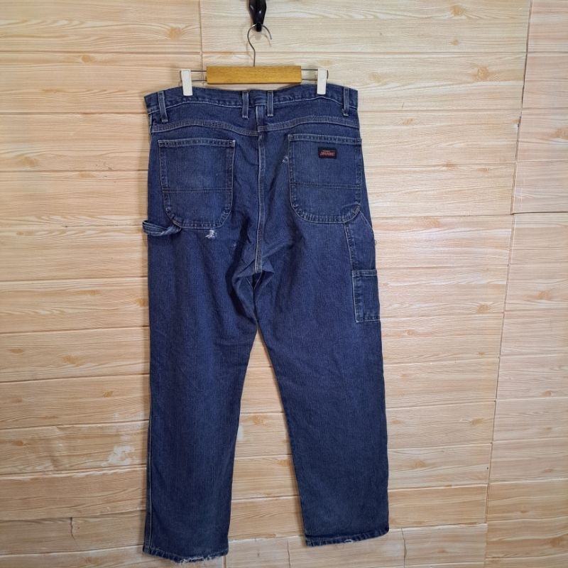 Celana Jeans CarpenterDickies Made in Mexico Size 37-38 Kode Dk03 LP96cm P108cmOL23cm