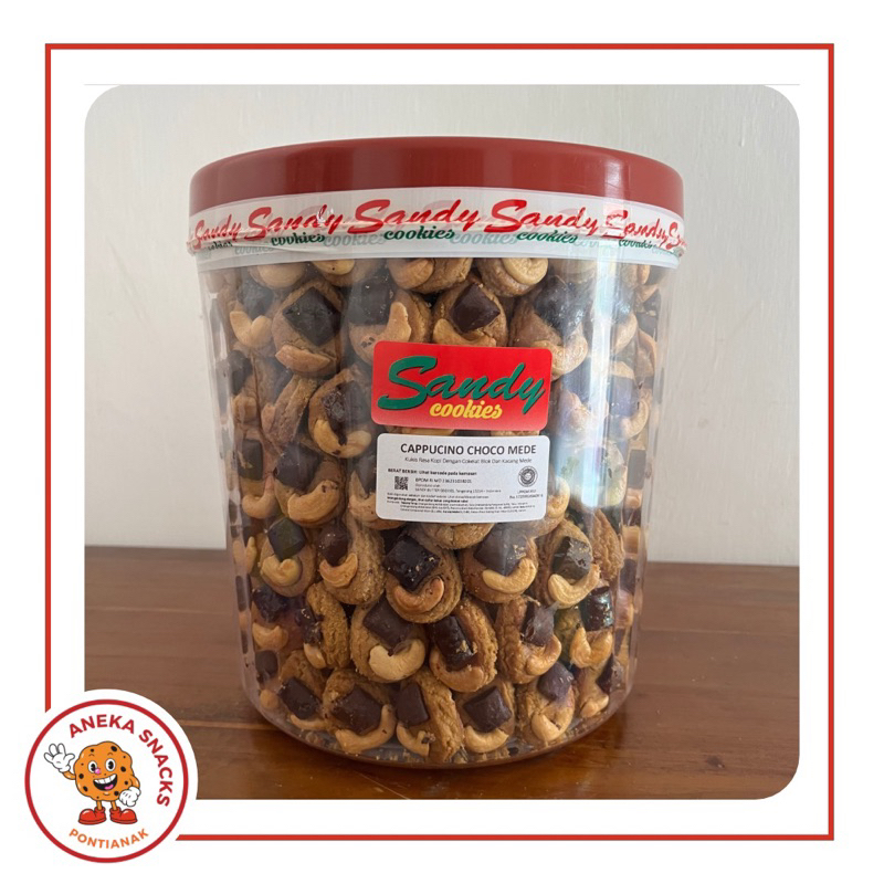 

SANDY COOKIES - CAPPUCINO CHOCO MEDE 500 GRAM