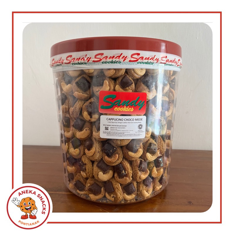 SANDY COOKIES - CAPPUCINO CHOCO MEDE 500 GRAM