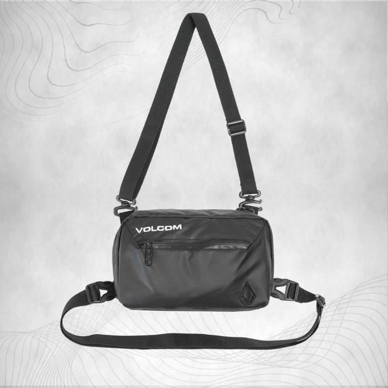 TAS VOLCOM TAS SELEMPANG VOLCOM WAIST BAG VOLCOM TAS VOLCOM TAS DADA VOLCOM WATERPROOF LOGO BESI