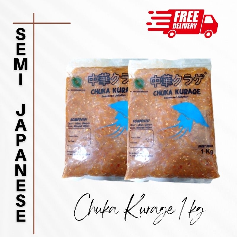 

Chuka Kurage 1kg Halal | Ubur-ubur Salad 1kg Halal Frozen