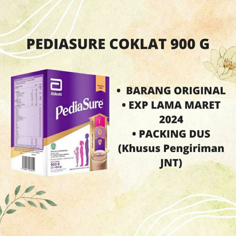PEDIASURE TRIPLESURE COKLAT 900gr & PEDIACOMPLETE 400g DAN dan 850gr
