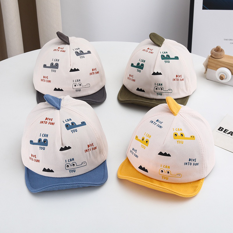 8-24 bulan Topi import bayi balita model Dive Into Fun