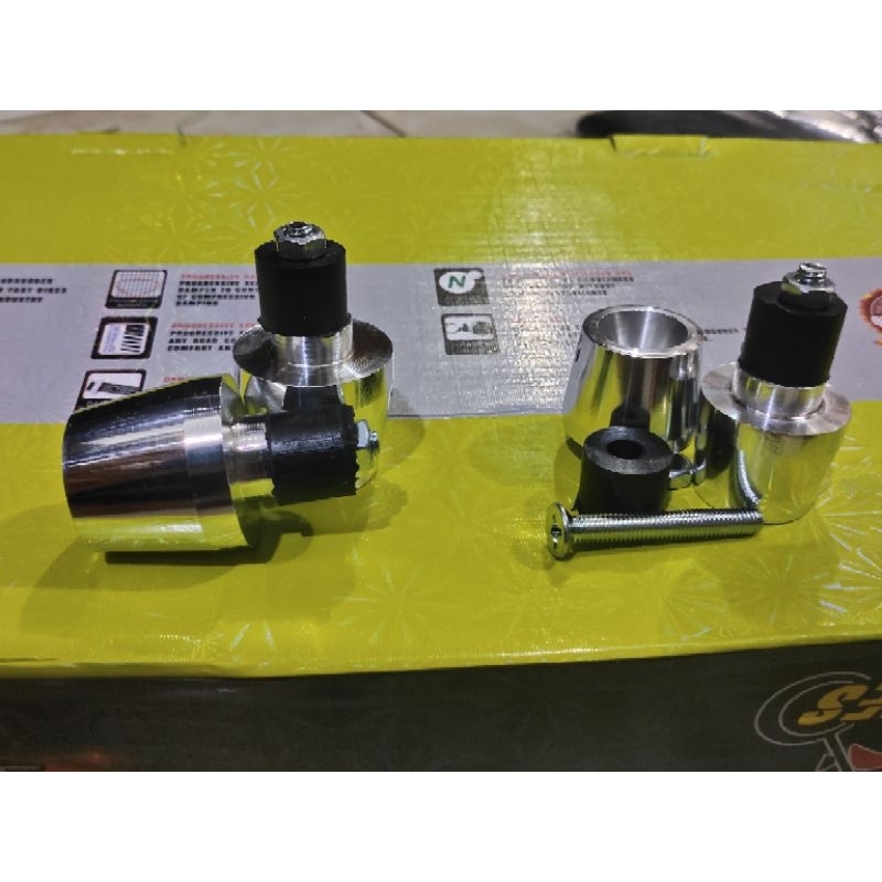 Bandul jalu stang Crome alumunium model pcx Jumbo dan mini set kiri kanan sepasang beat mio nmax pcx rxking aerox dll