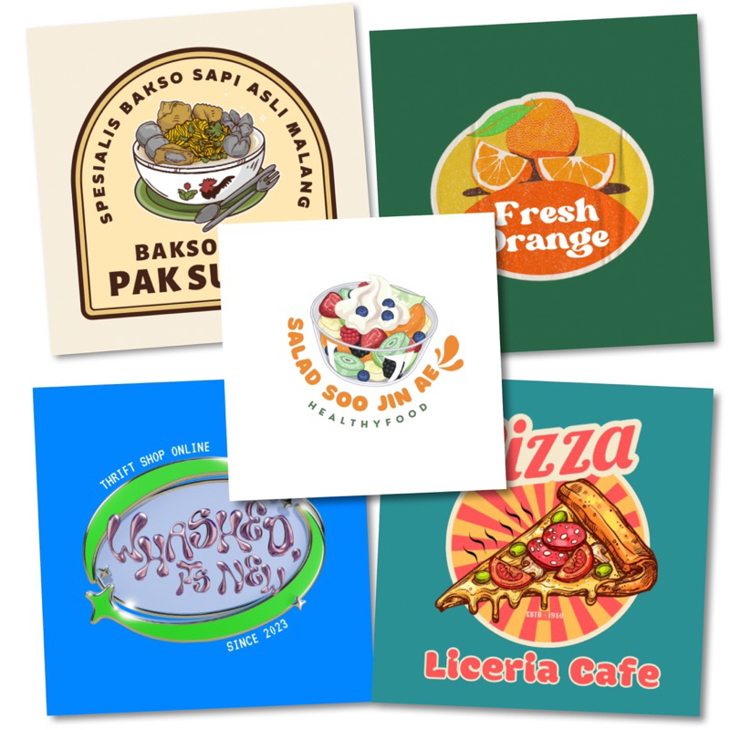 Part 2 Design Logo request/ desain logo premium/ desain logo retro/ desain logo murah/ desain logo a