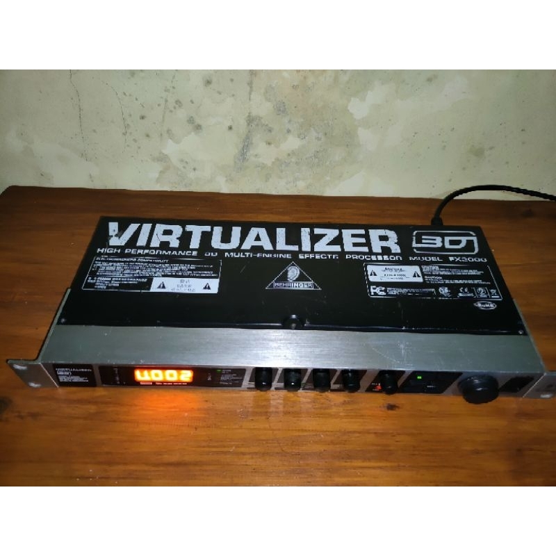 efek vocal behringer virtualizer fx2000