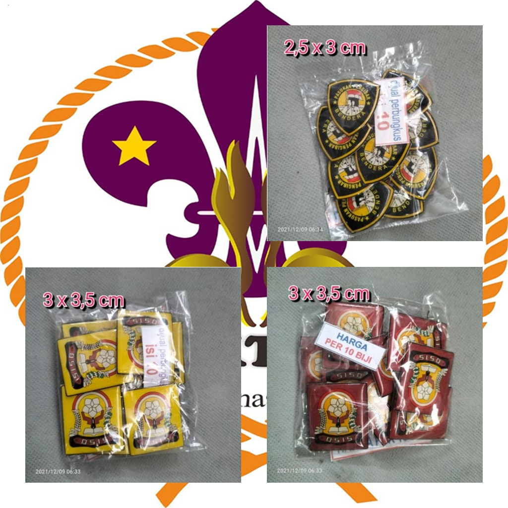 Per 10 Pin Bros Logo OSIS SMP OSIS SMA Paskibra