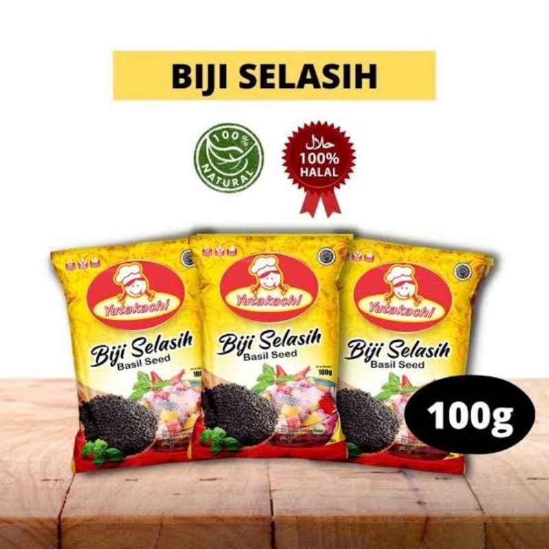 

BIJI SELASIH 100gr YUTAKACHI / topping minuman / telasih