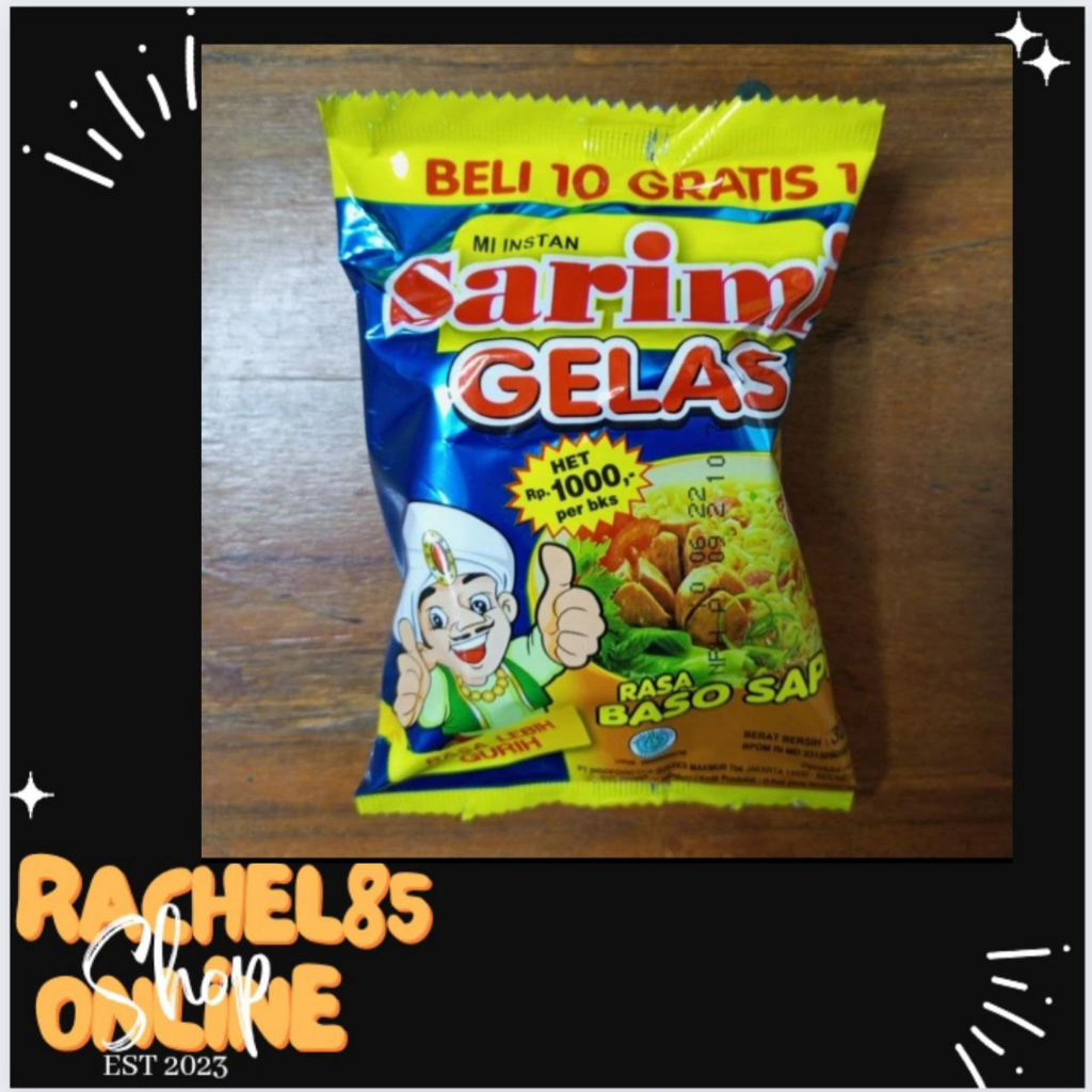 

sarimi mie gelas kemasan 30gr rasa baso sapi