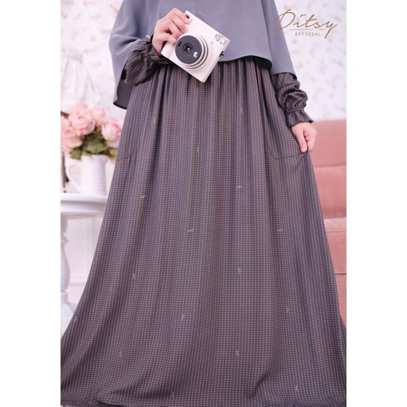 NAIA DARKGREY NIGHTGOWN size XS Ditsy APRIL 2023 New With Tag