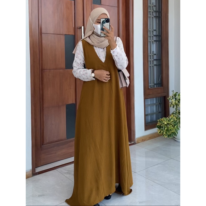 BLAZERA overall by ZALFA OUTFIT / overall crincle / outer polos / overall polos